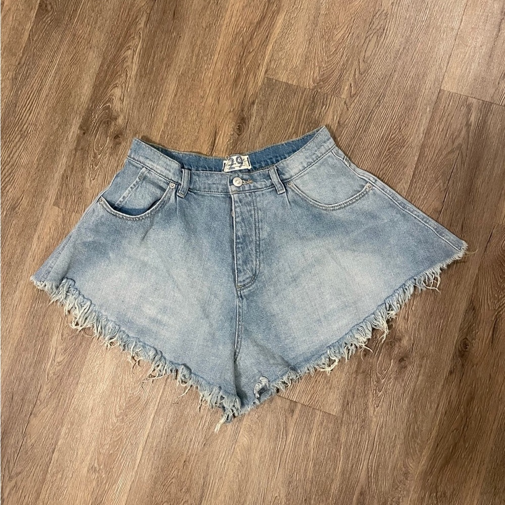 Denim shorts